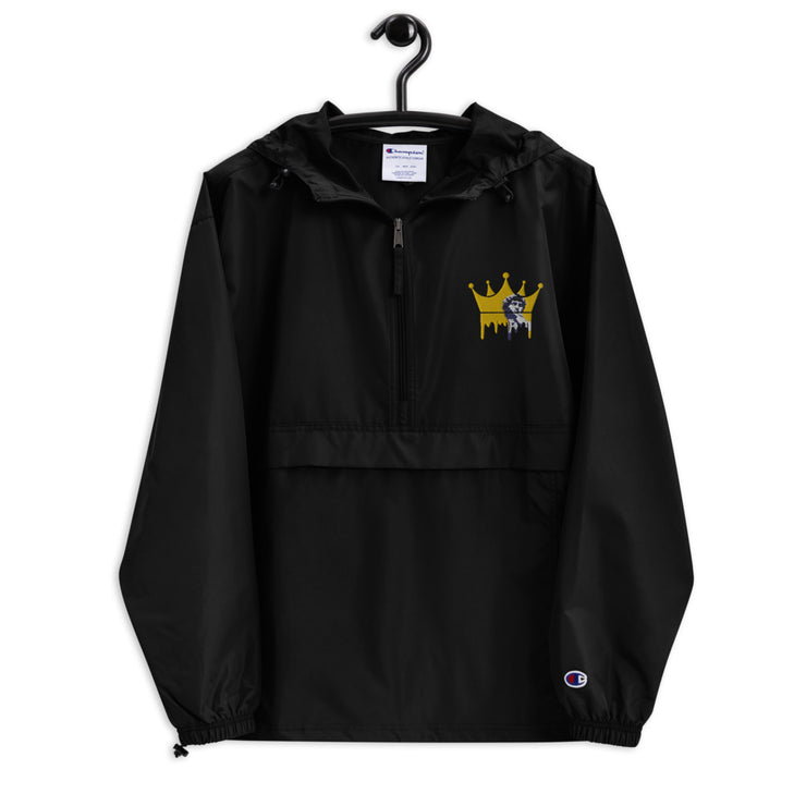 Embroidered Crowned Champion Packable Jacket