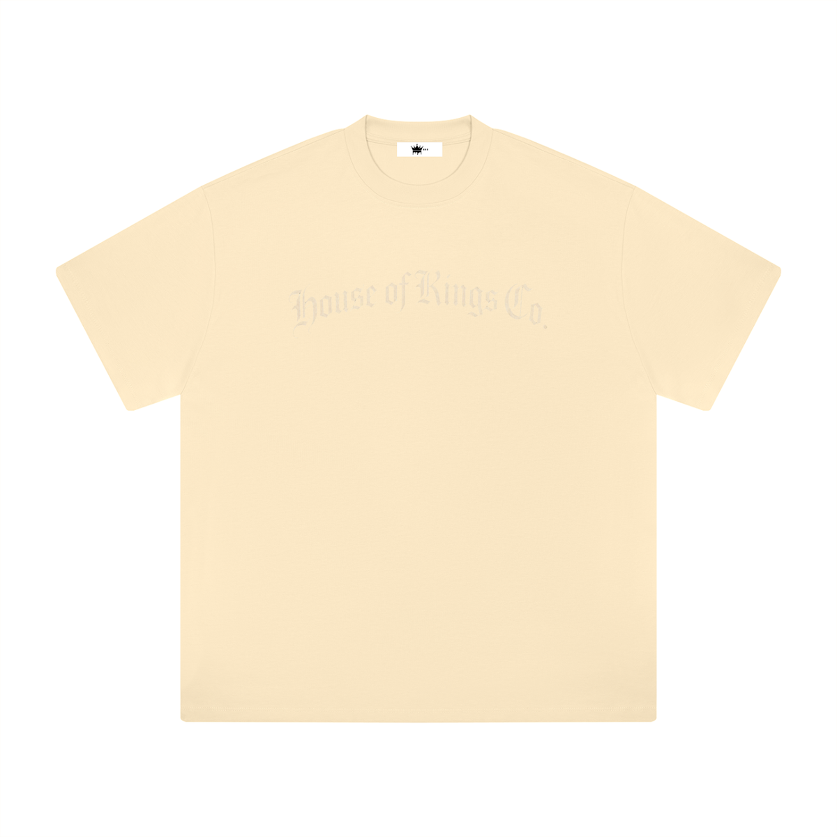 Heavyweight Drop Shoulder T-Shirt Apricot T-SHIRT House of Kings Co.