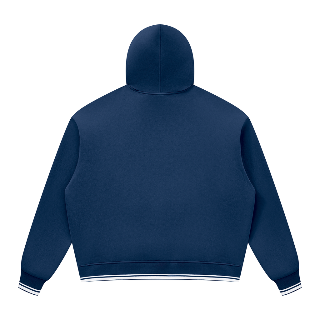 Unisex Oversized Color Block Fleece Hoodie ODMPOD