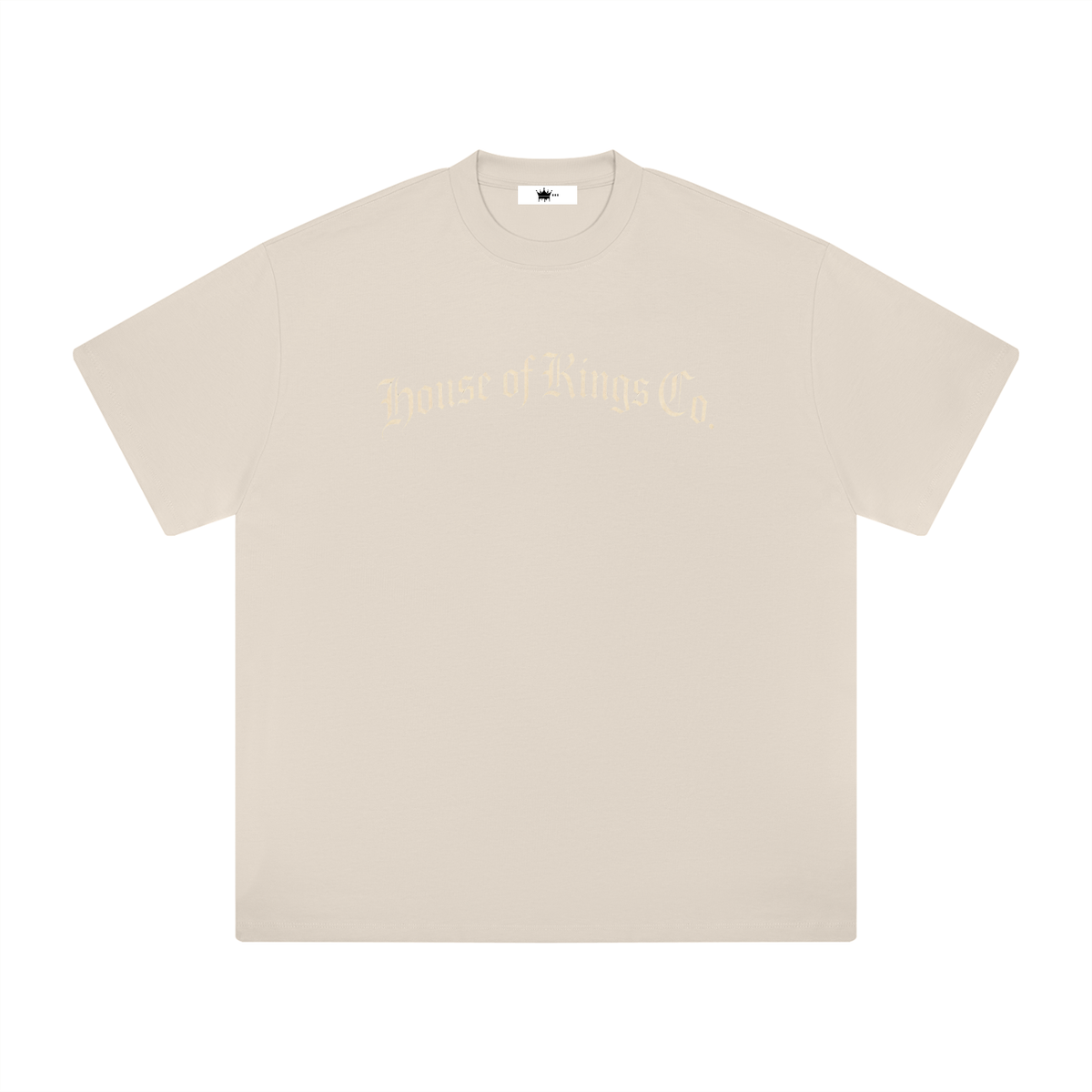 Heavyweight Drop Shoulder T-Shirt Light Apricot T-SHIRT House of Kings Co.