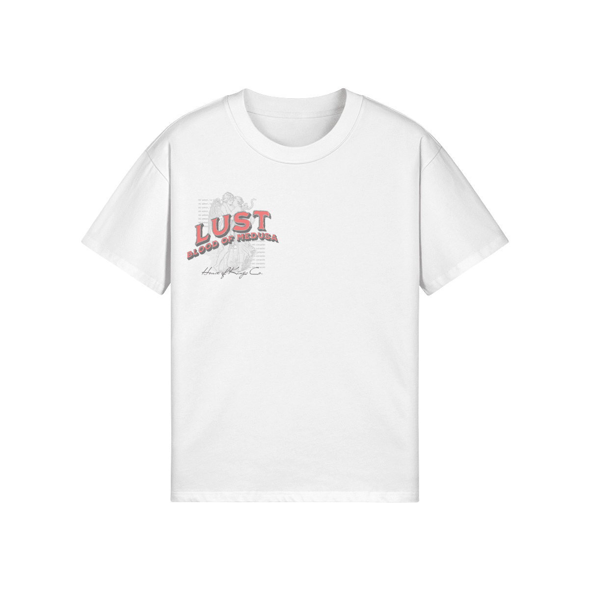 Blood of Medusa Graphic T-Shirt – House of Kings Co. White PODpartner