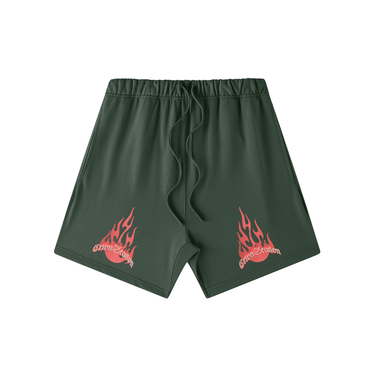 CRWNSEASON Streetwear Shorts – House of Kings Co. Cactus Green PODpartner