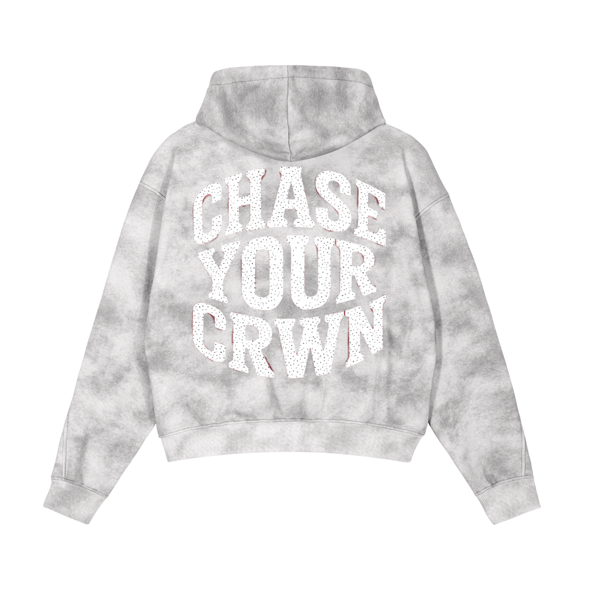 Dirty Washed Zip-Up Fleece Hoodie ODMPOD