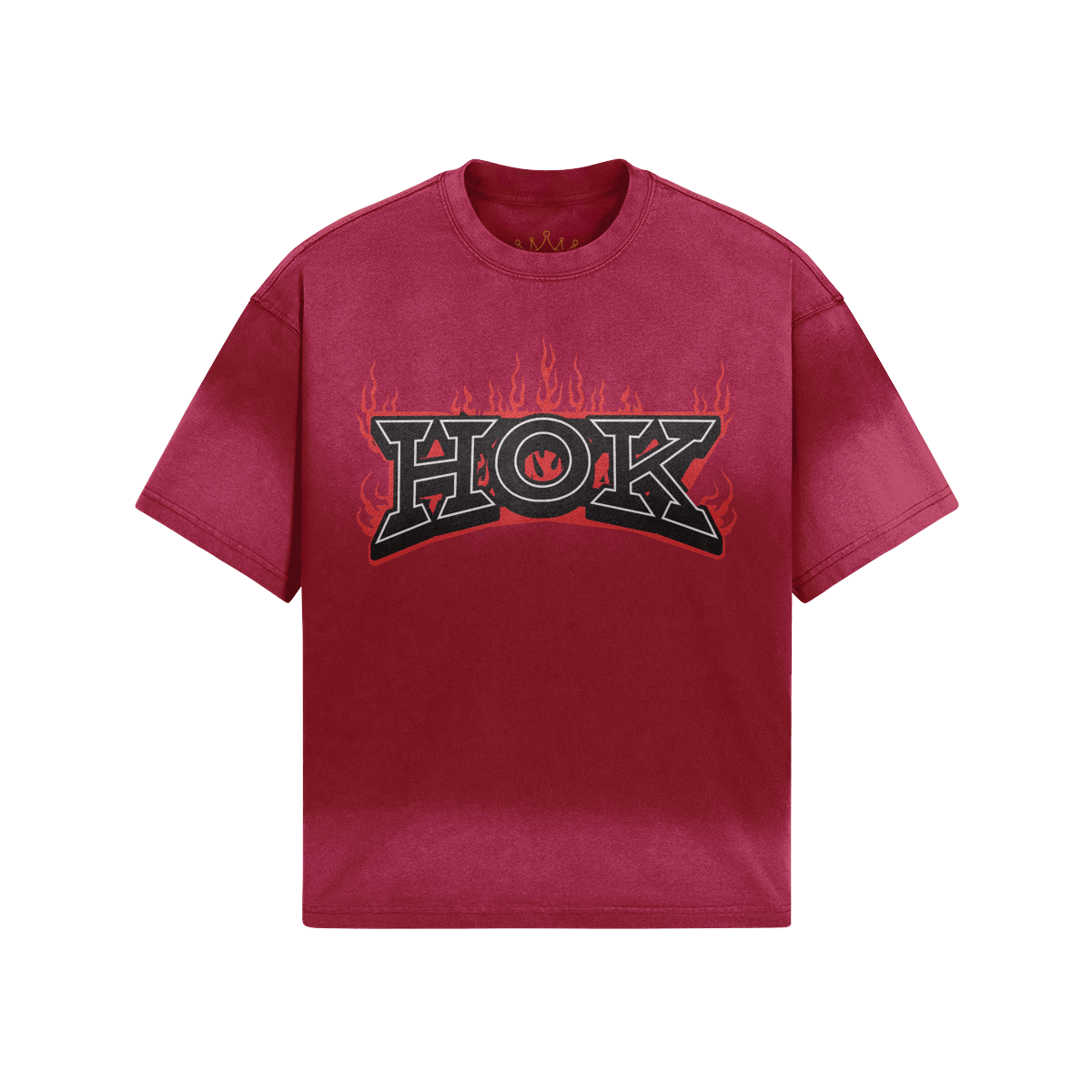 HOK Logo Burnout Graphic T-Shirt – House of Kings Co. Cardinal PODpartner