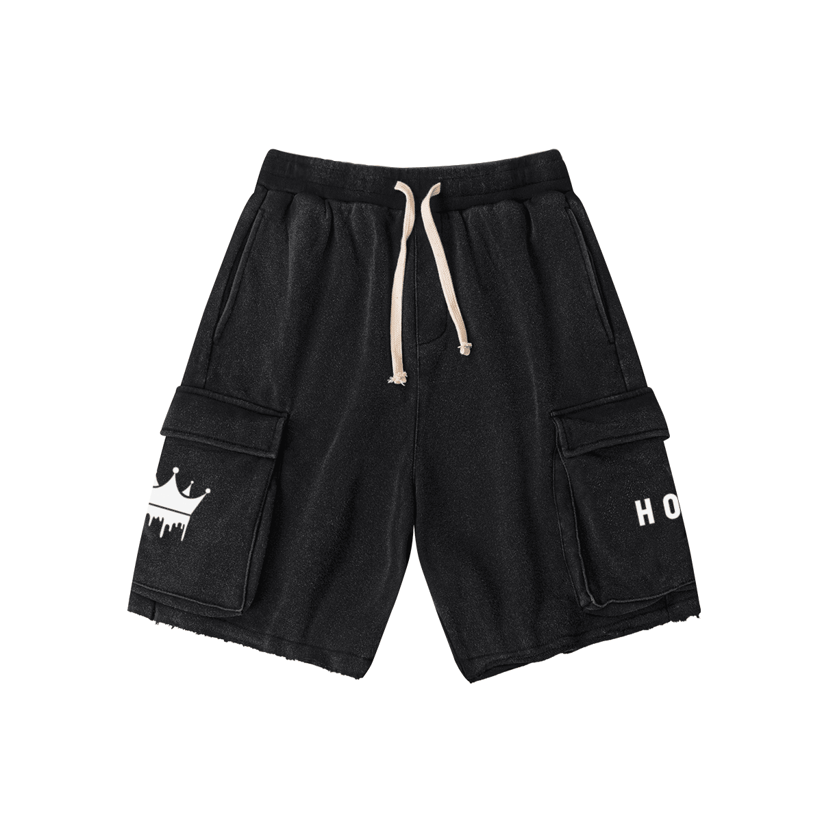 HOK Logo Utility Sweatpants – House of Kings Co. Faded Black PODpartner