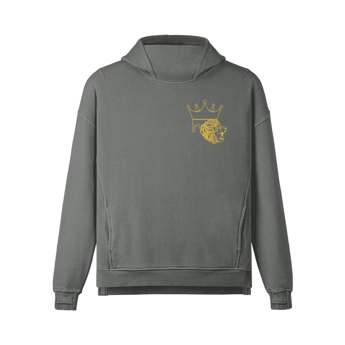HOK Ninja Logo Hoodie – House of Kings Co. Neutral Grey PODpartner