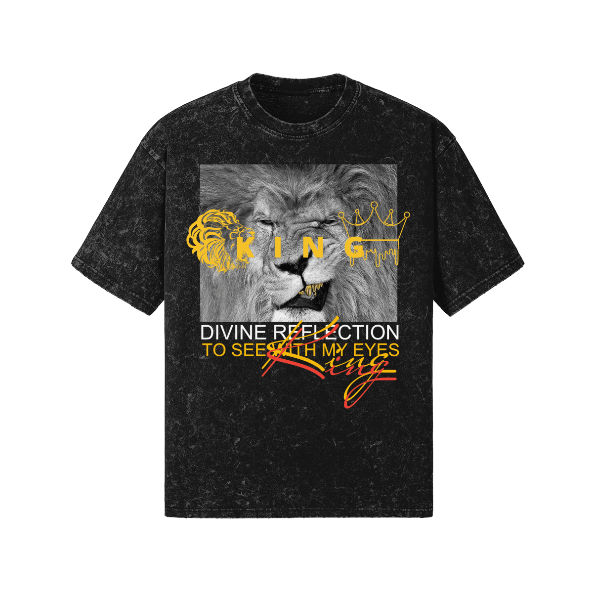 King Divine Reflection Oversized Tee Snow Wash PODpartner