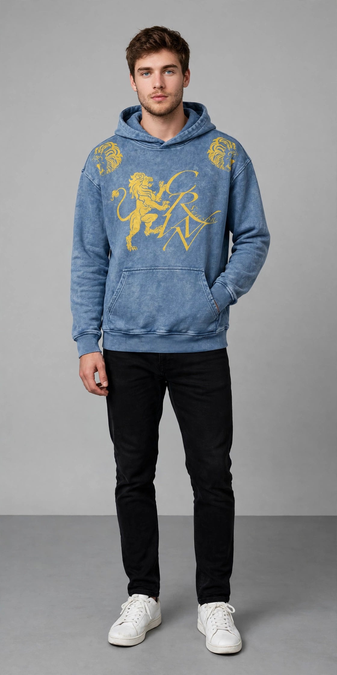 CRWN Royal Oversized Hoodie – House of Kings Co. PODpartner