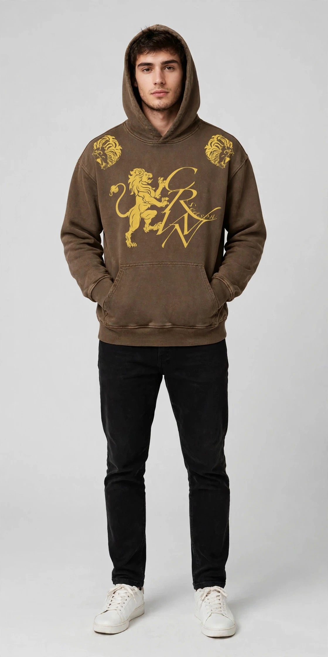 CRWN Royal Oversized Hoodie – House of Kings Co. PODpartner