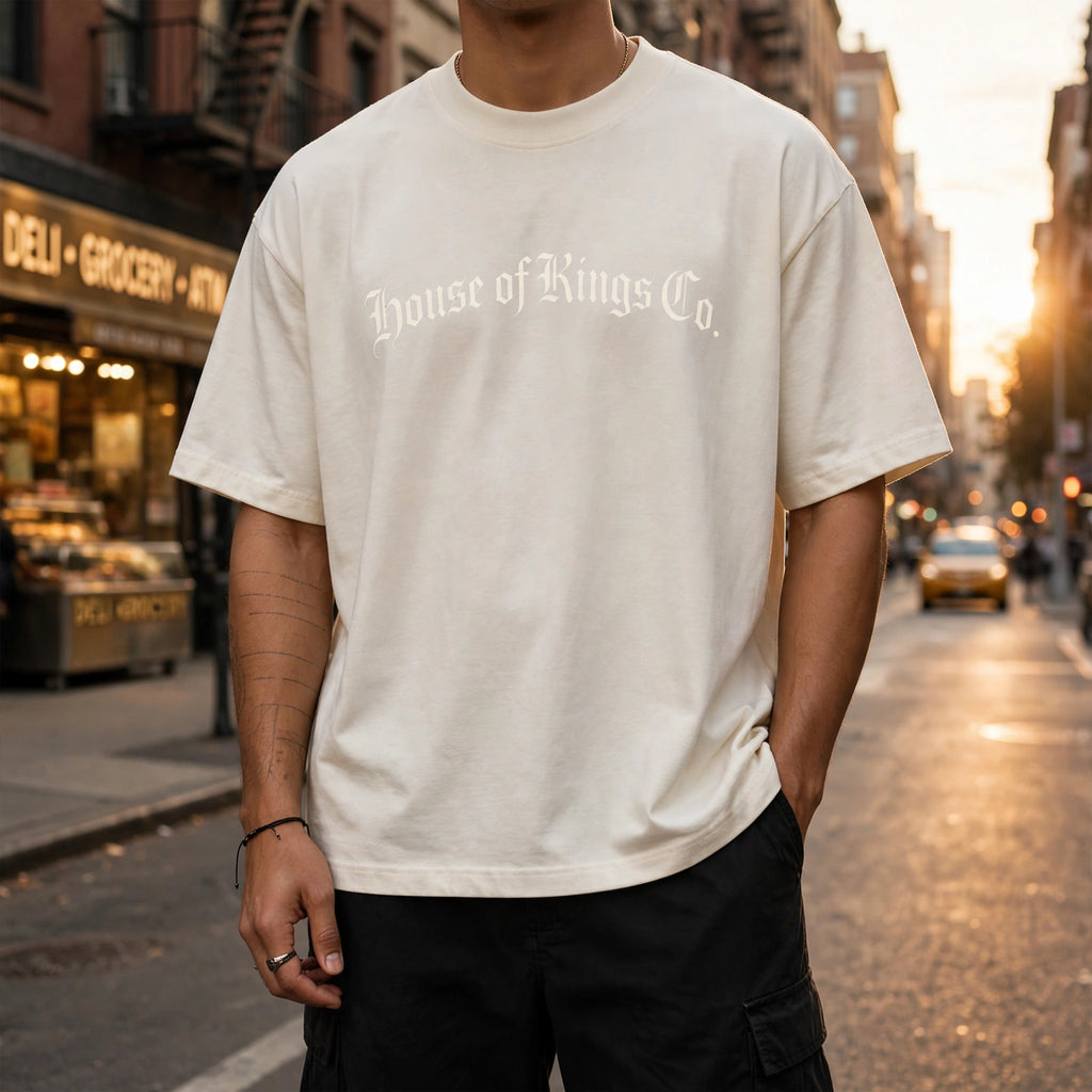 Heavyweight Drop Shoulder T-Shirt T-SHIRT House of Kings Co.