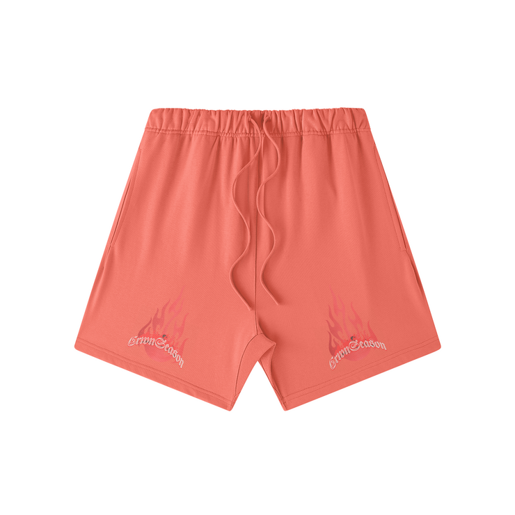 CRWNSEASON Fire Shorts