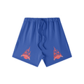 CRWNSEASON Streetwear Shorts – House of Kings Co. Cerulean Blue PODpartner