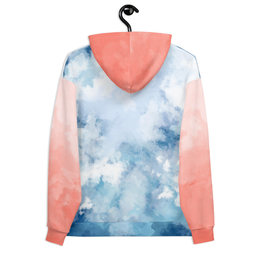 HOK LOGO Unisex Hoodie BLUE/Red