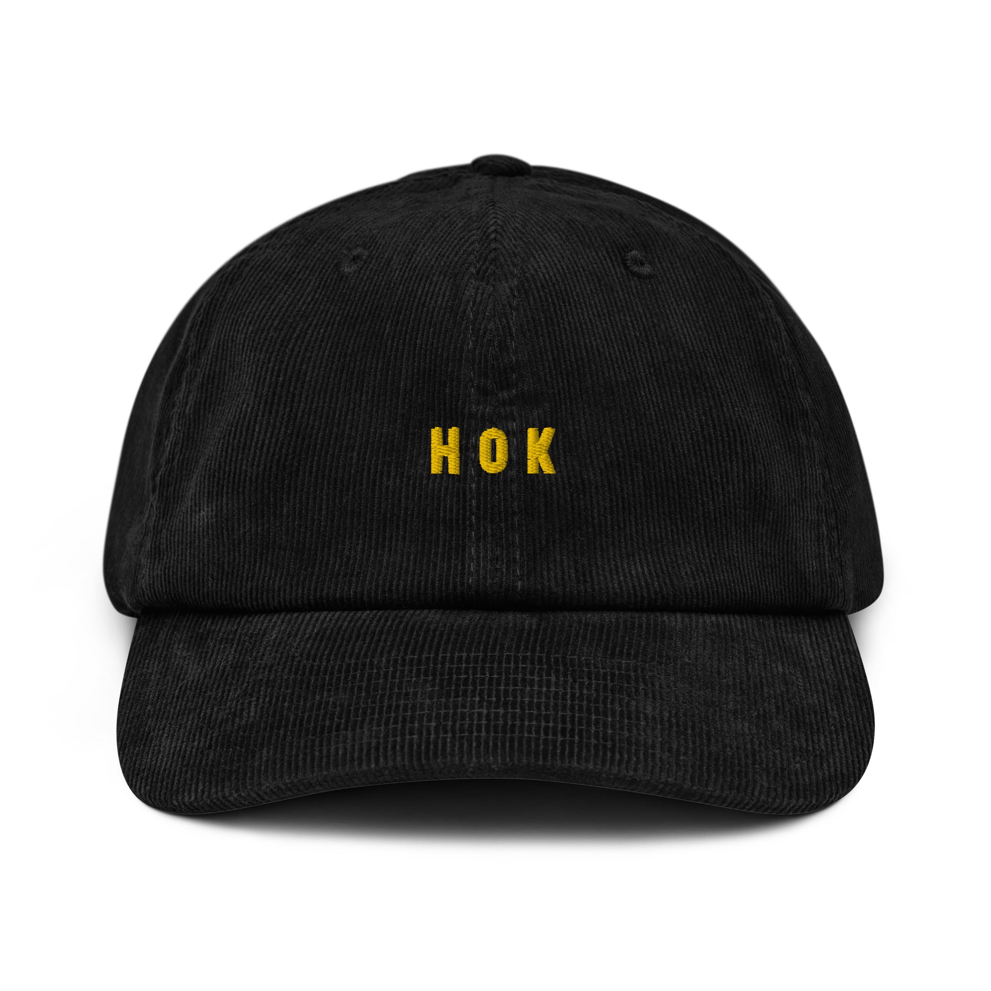 "HOK" Gold Corduroy hat