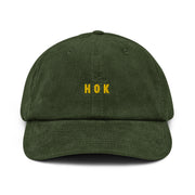 "HOK" Gold Corduroy hat