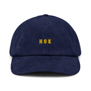 "HOK" Gold Corduroy hat