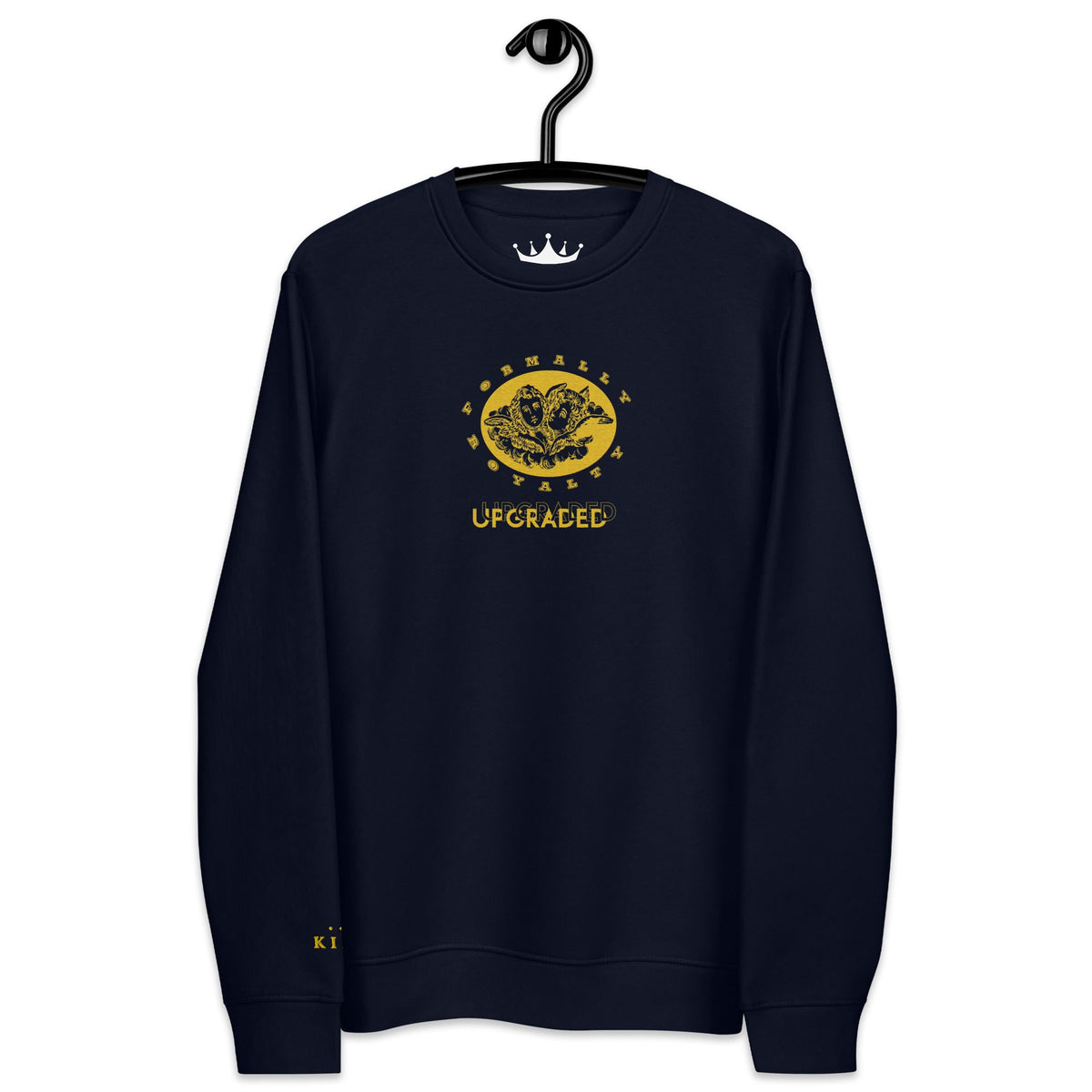 Divine Reflection Unisex Eco Sweatshirt – House of Kings Co. French Navy House of Kings Co.