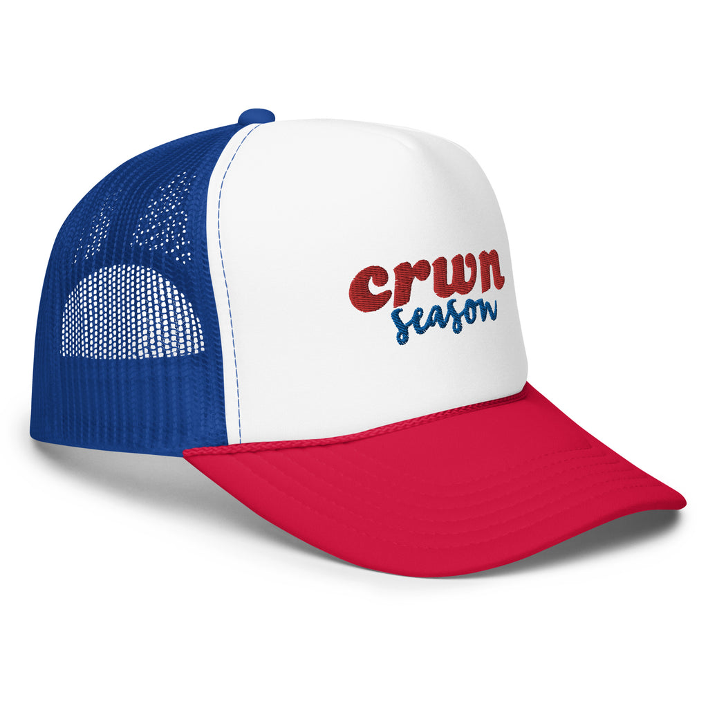 CRWNSEASON Foam trucker hat