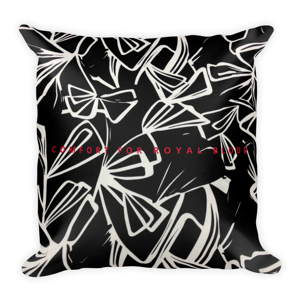 Blood of Medusa Dark Butterfly Square Pillow