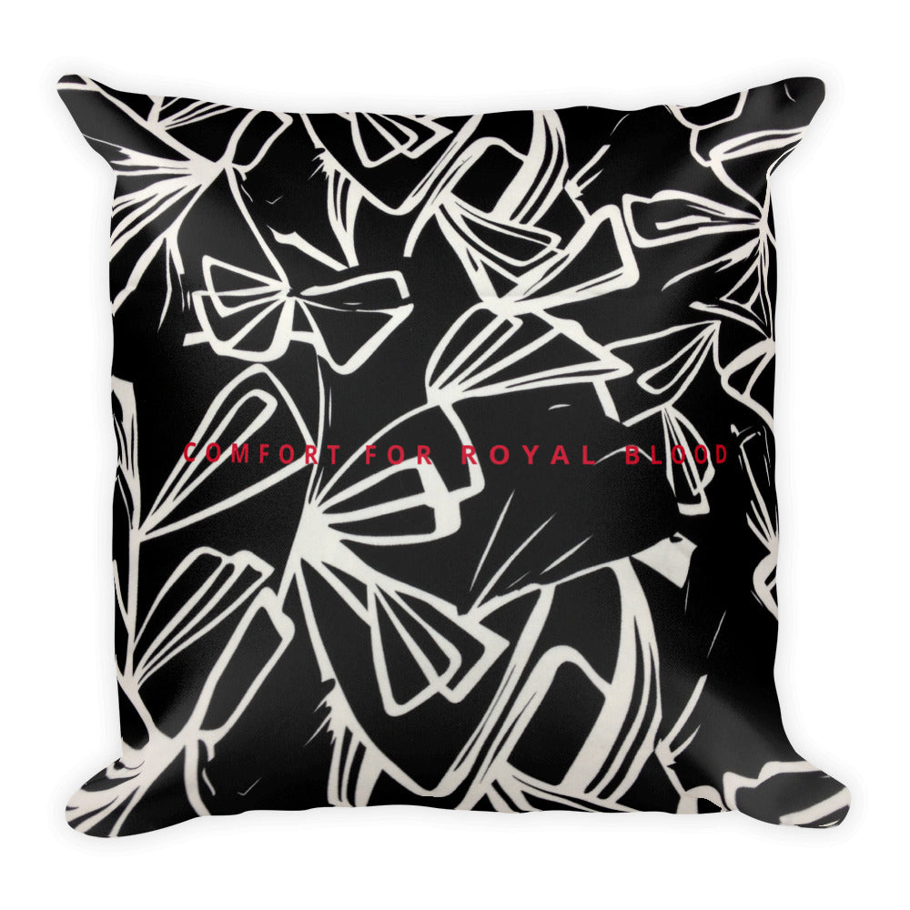 Blood of Medusa Dark Butterfly Square Pillow