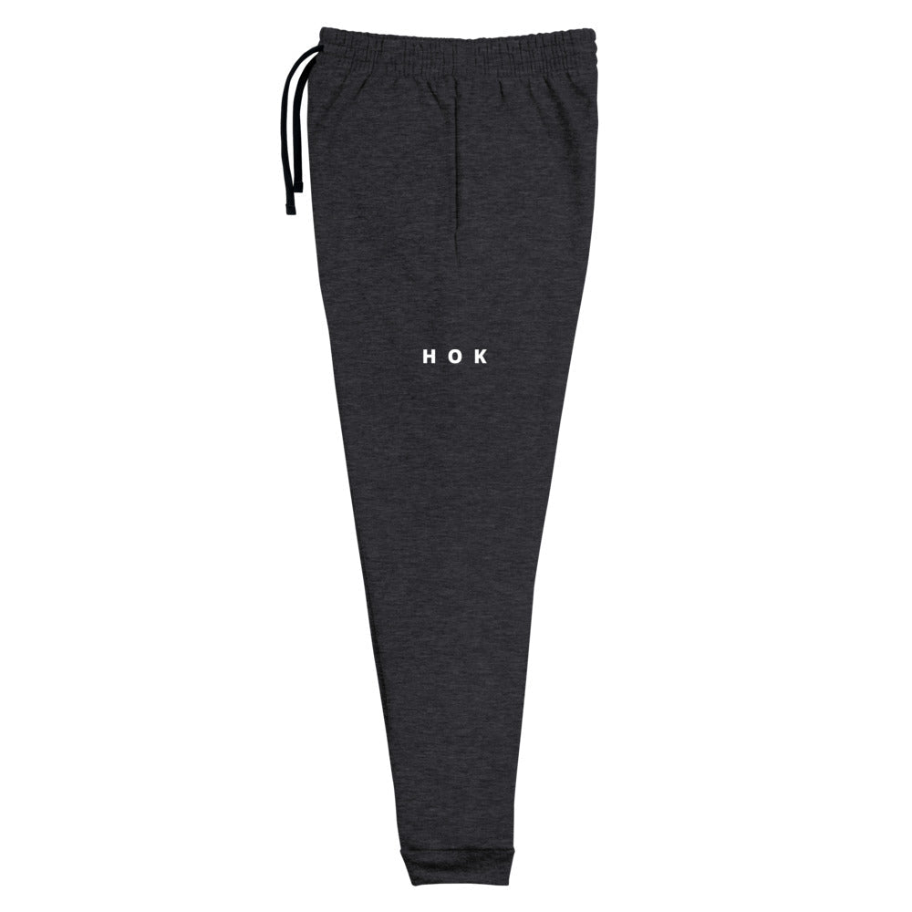 Plane Jane HOK Unisex Joggers Black Heather Bottoms House of Kings Co.