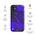 Purple Designer Tough iPhone case