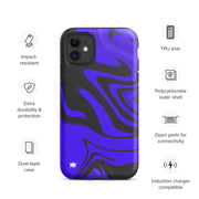 Purple Designer Tough iPhone case